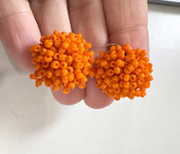 Beaded Button Studs 0918