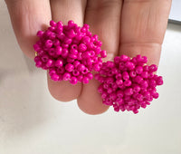 Beaded Button Studs 0918