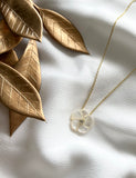 Mother of Pearl Flower Necklace