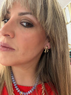 Mini Gold Coral Studs