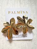 Gold Filled Flat Flower Studs