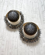 Beaded Grey Rounds