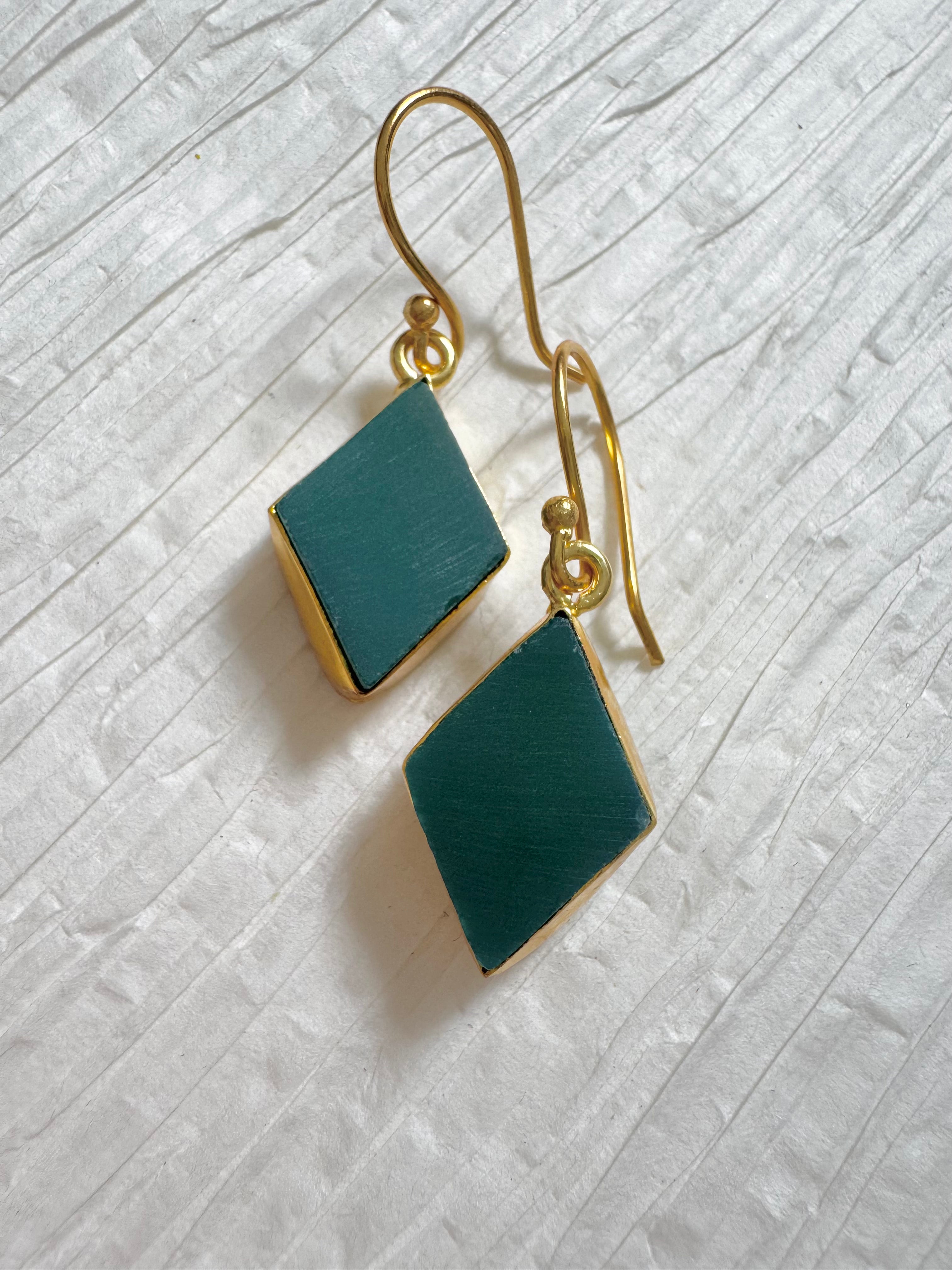 Green Onyx Fish Hooks