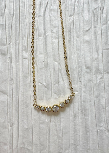 Mini Diamond Smile Necklace