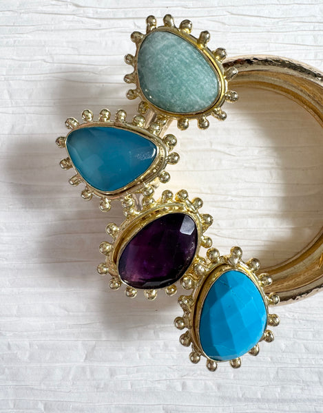 Natural Stone Rings