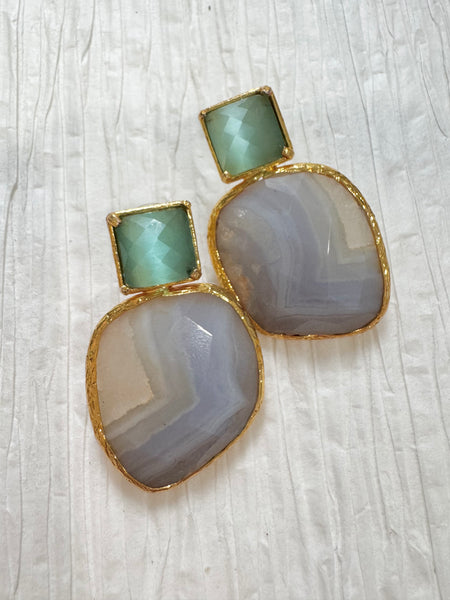 Up In The Sky Natural Stone Earrings