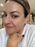 Sterling Silver Swirl Studs