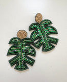 Beaded Green Monsterras
