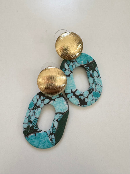Turquoise Ovals