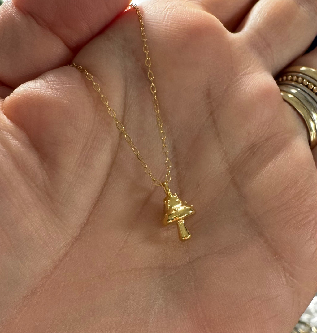 Gold Dipped Mini Mushroom