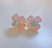 Four Petal Flower Studs