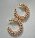 Beaded Hoops