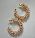 Beaded Hoops