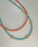 Beaded Cross Necklace