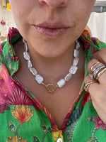 Flat Pearl Necklace