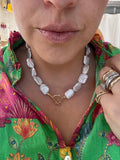 Flat Pearl Necklace