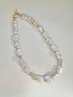 Flat Pearl Necklace