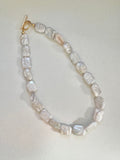 Flat Pearl Necklace