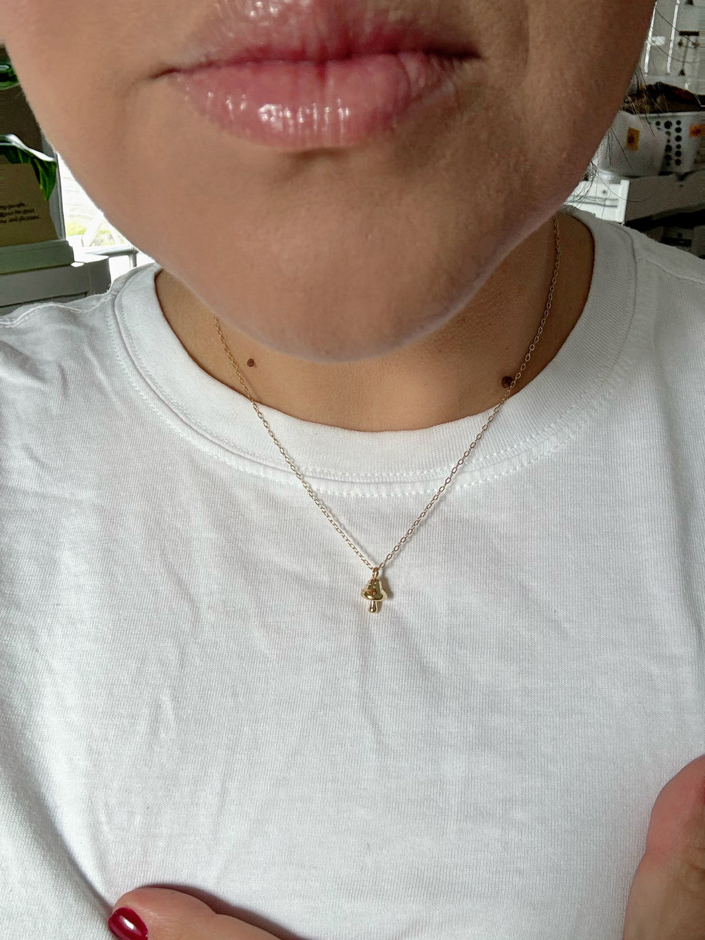 Gold Dipped Mini Mushroom