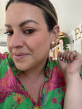 Triple Pearl Drop Earrings