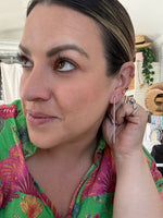 Long CZ Diamond Danglers