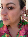 Mini Pastel Beaded Hoops