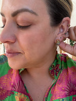 Mini Pastel Beaded Hoops