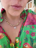 Diamond Square Necklace