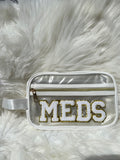 Double Zipper "MEDS" pouch