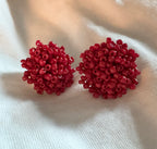 Beaded Button Studs 1008