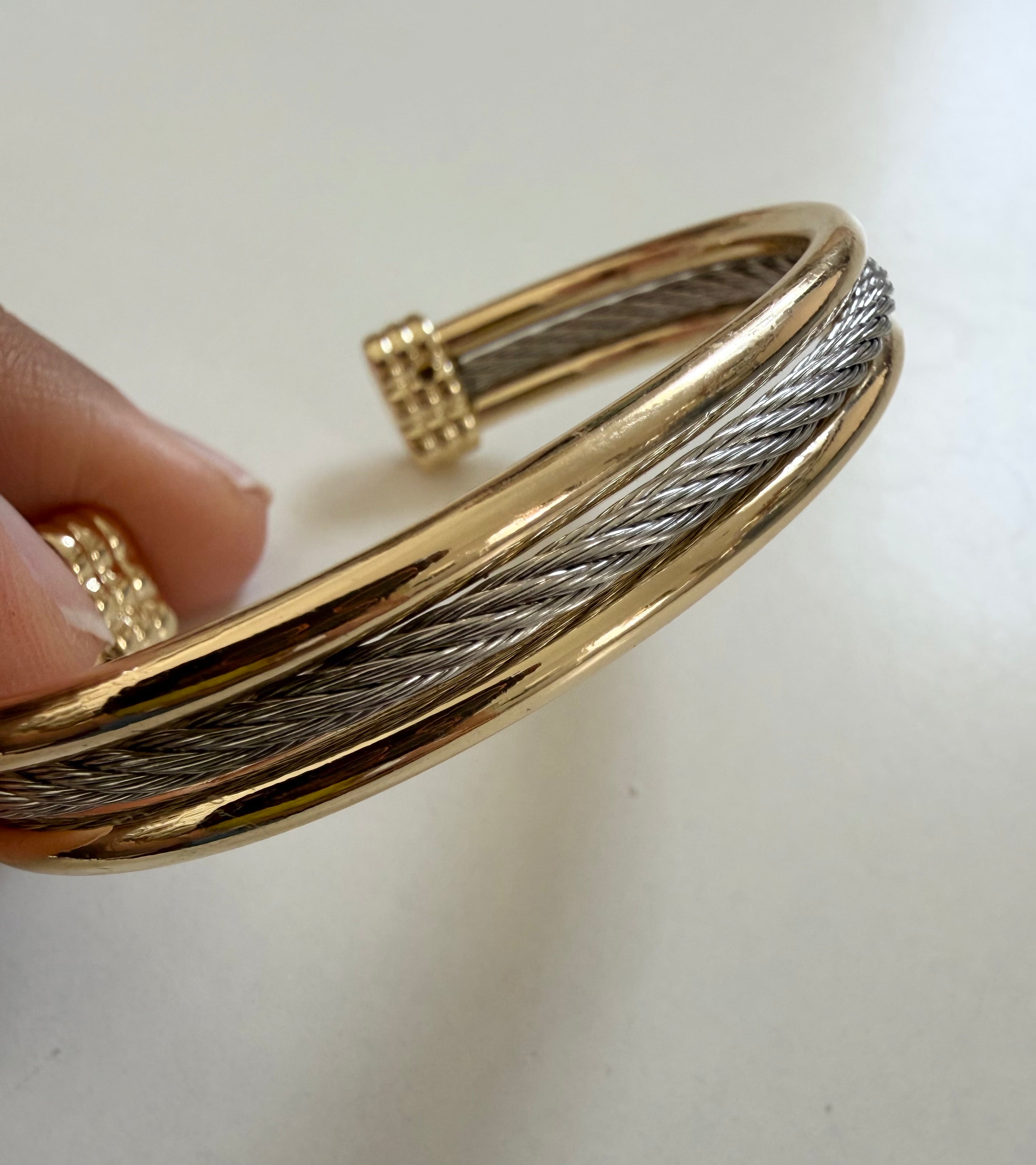 2 Tone DY Style Cuff