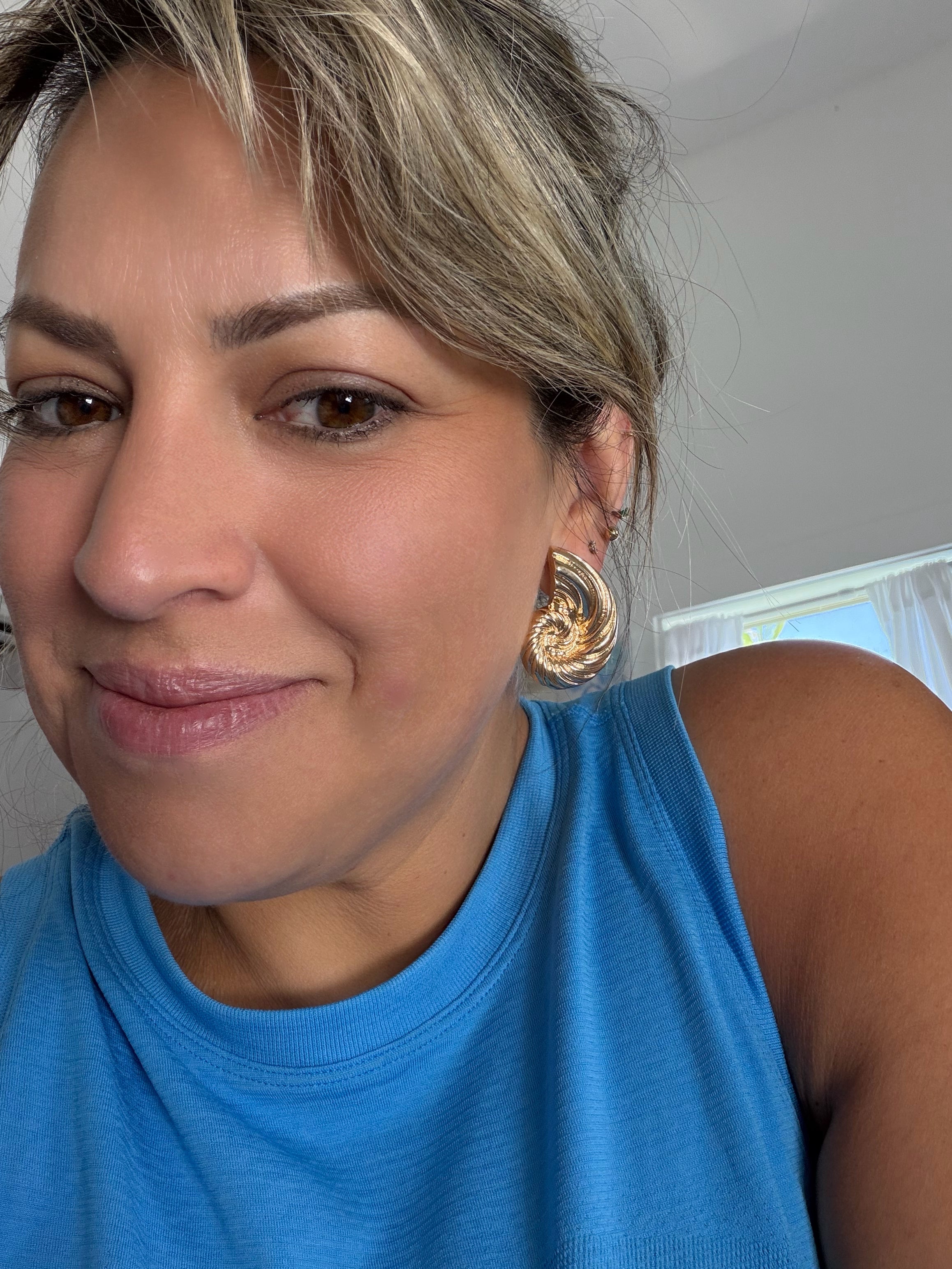 Textured Seashell Studs