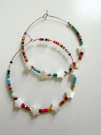 Baby You're a Star Beaded Hoops