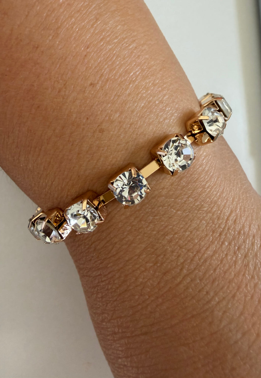 Rich B* Diamond Magnetic Closure Bracelet