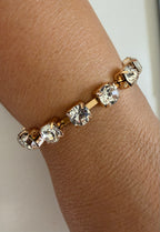 Rich B* Diamond Magnetic Closure Bracelet