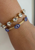 Rich B* Diamond Magnetic Closure Bracelet