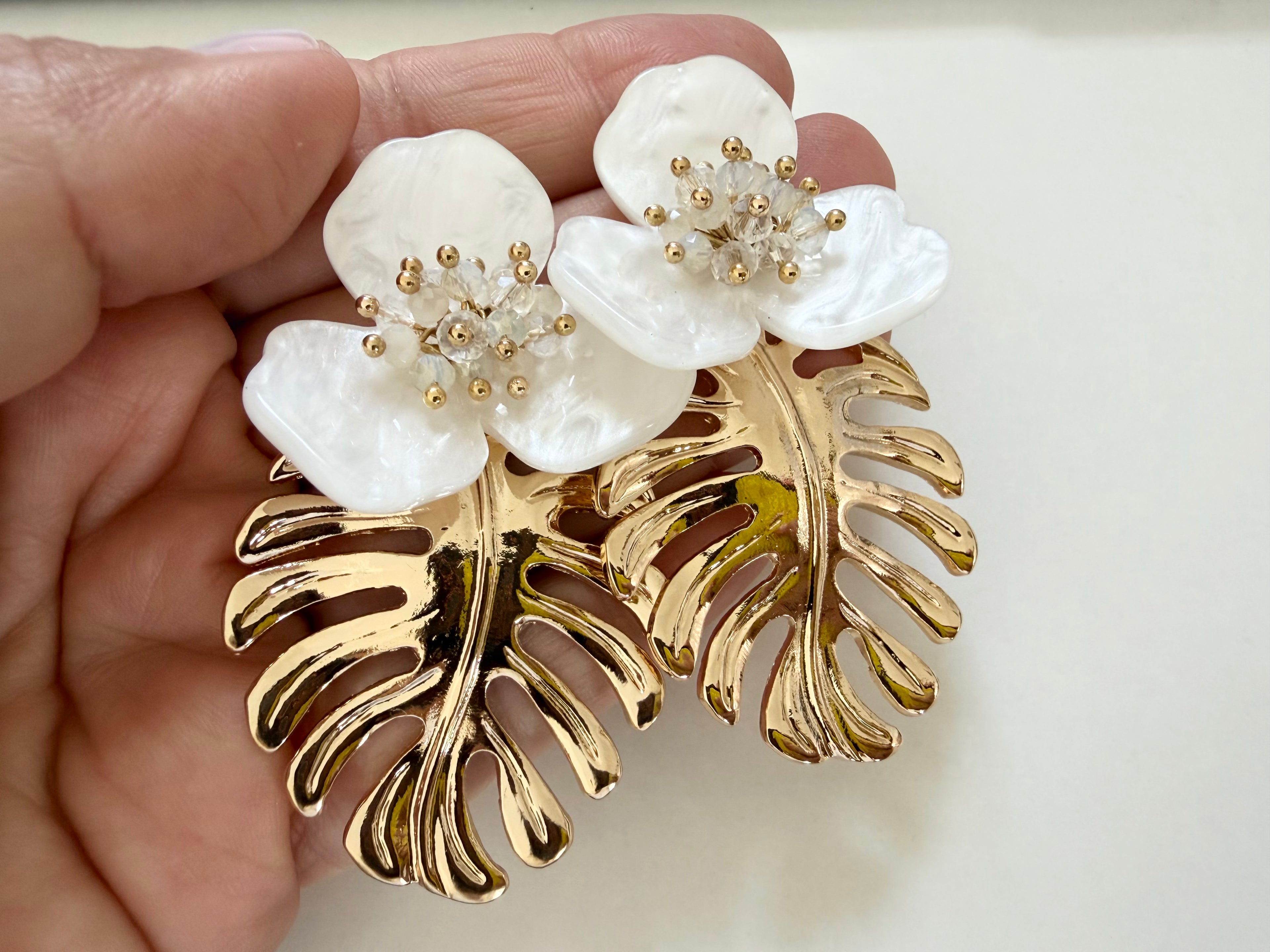 Monsterra Statement Earrings