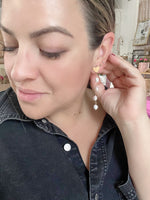 Pearl Love Statement Earrings