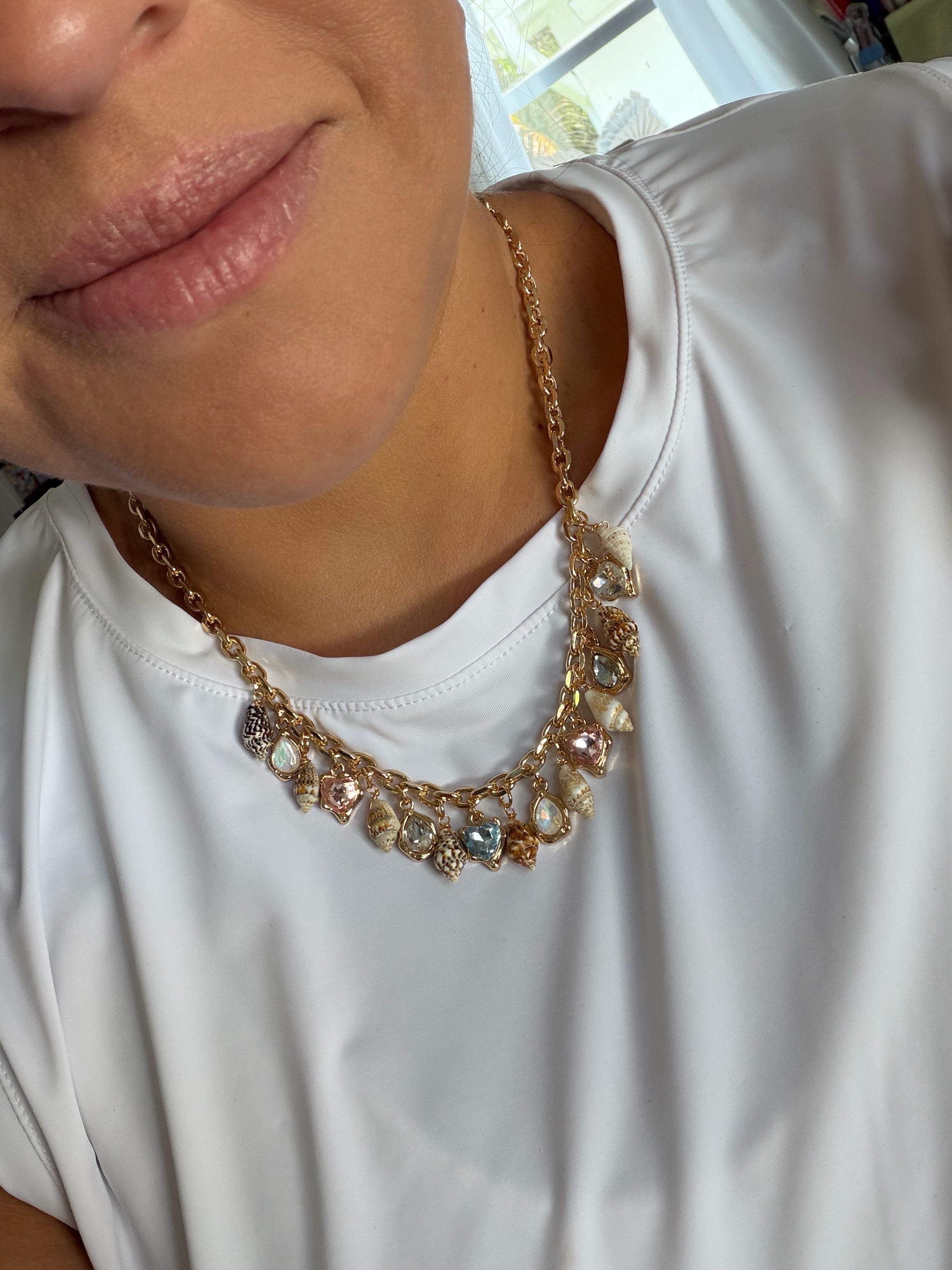 Mini Seashell Statement Necklace