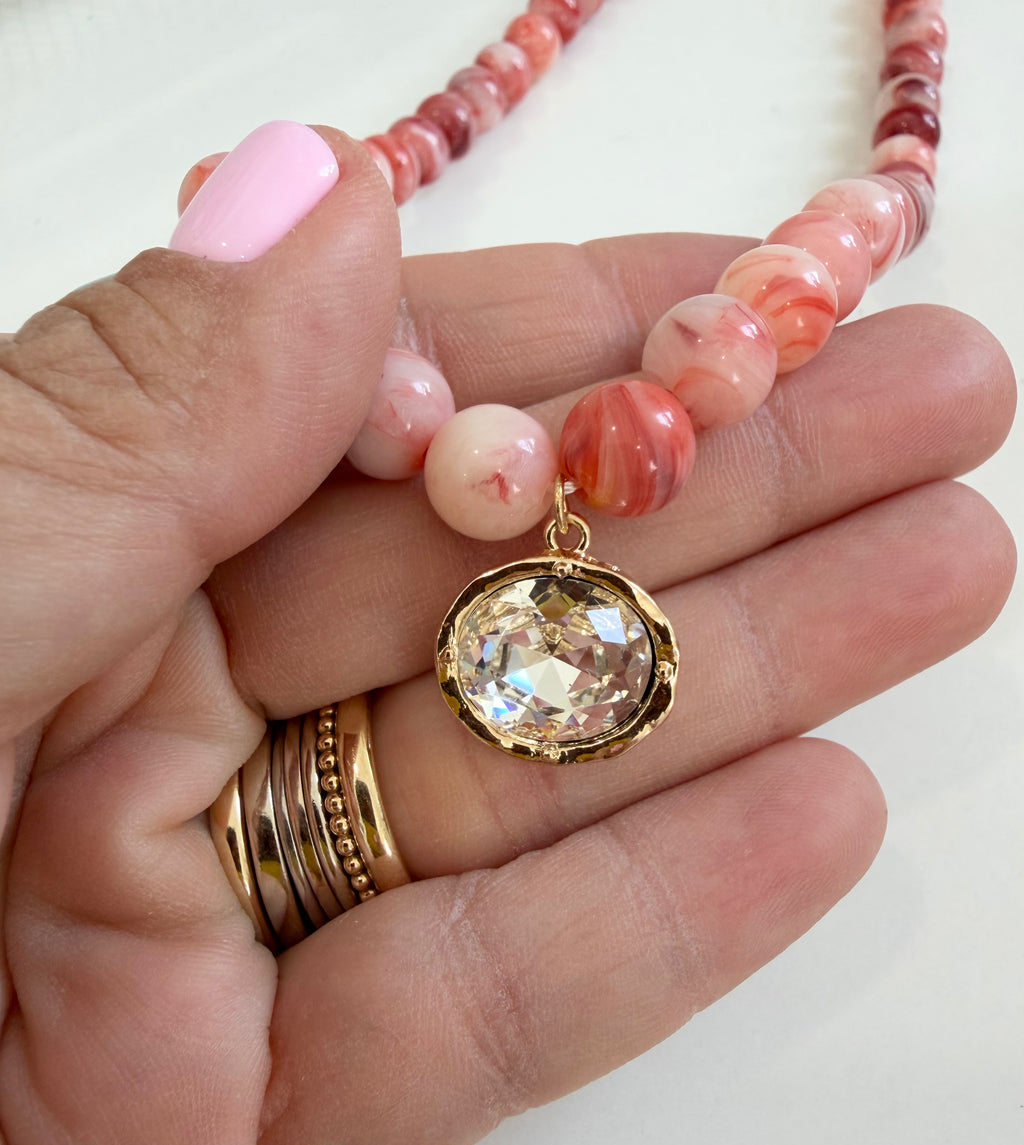 Bolita Necklace with XL Bling