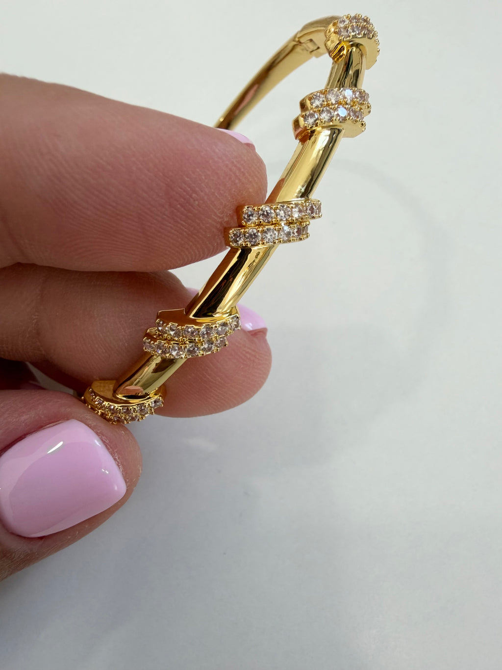 Diamond Wrap Gold Bracelet