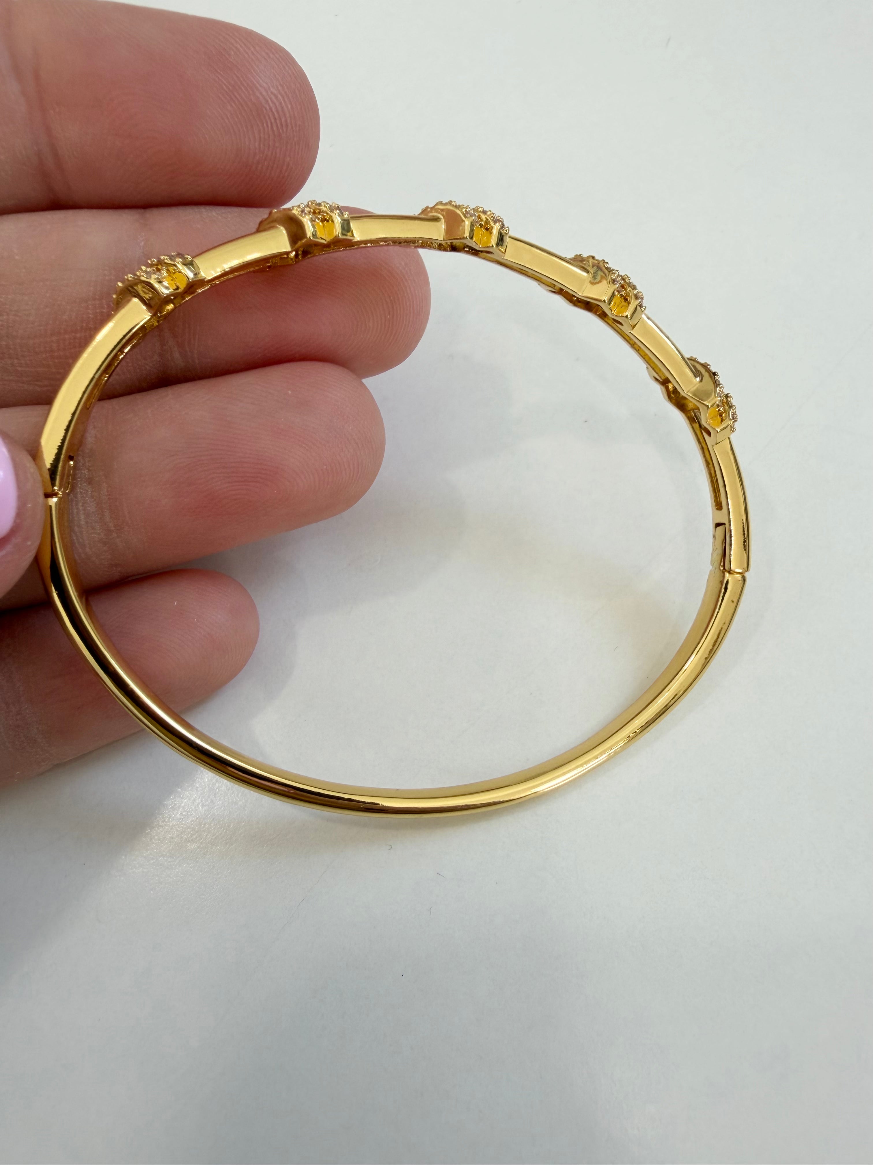 Diamond Wrap Gold Bracelet