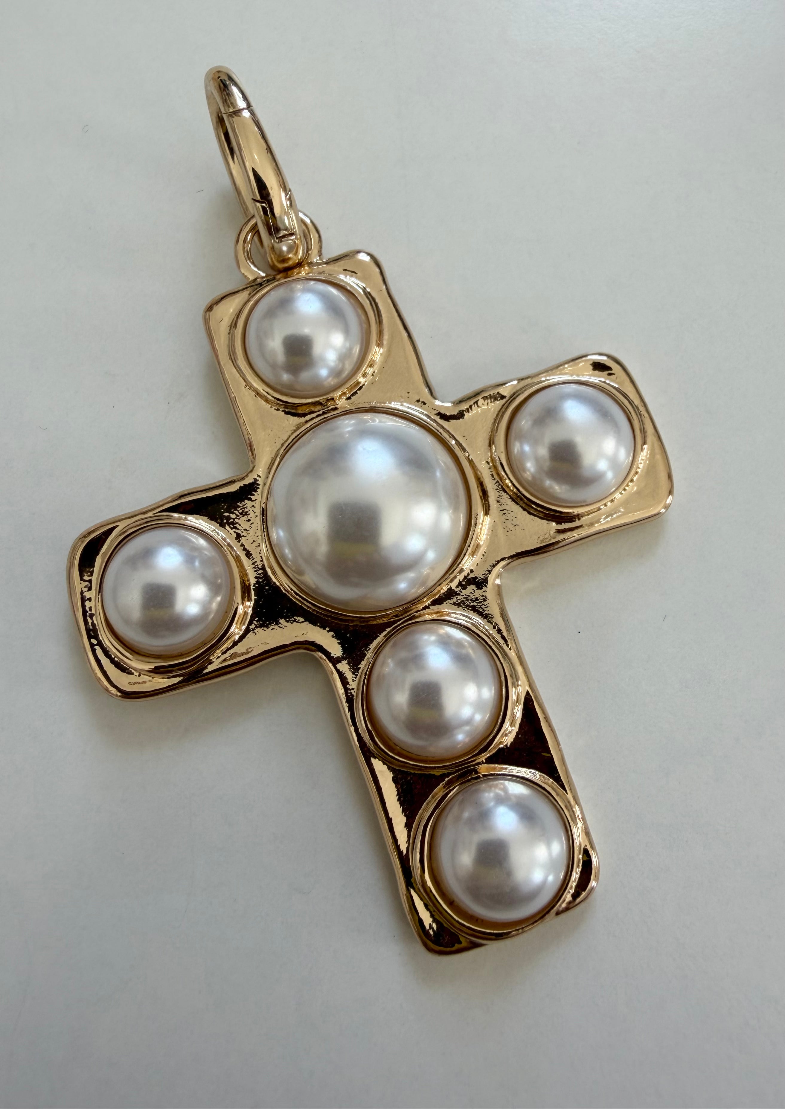 Large Pearl Necklace Charms