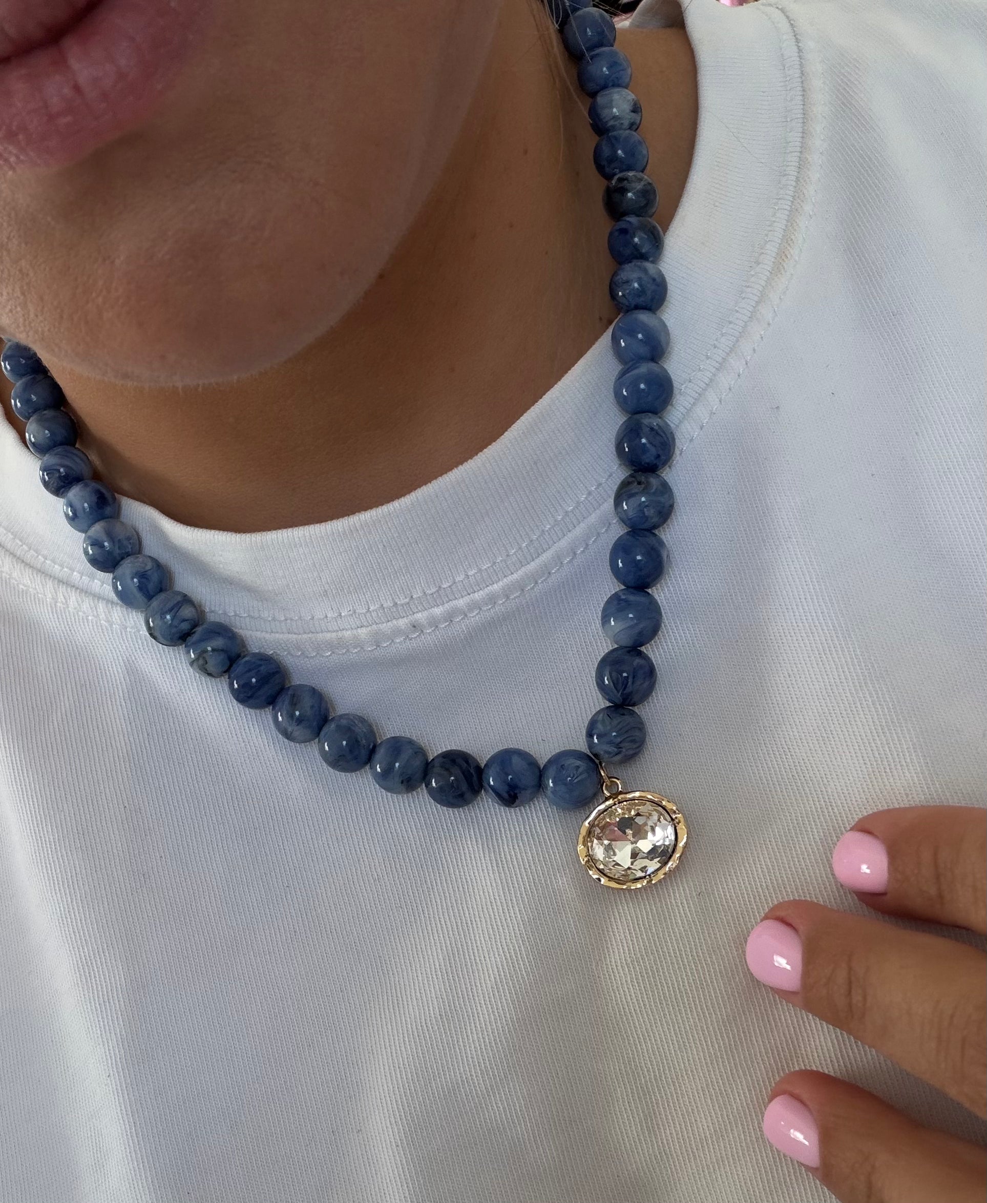 Bolita Necklace with XL Bling