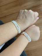 Little Kid Mini Pearl Bracelet Set (3) 0309