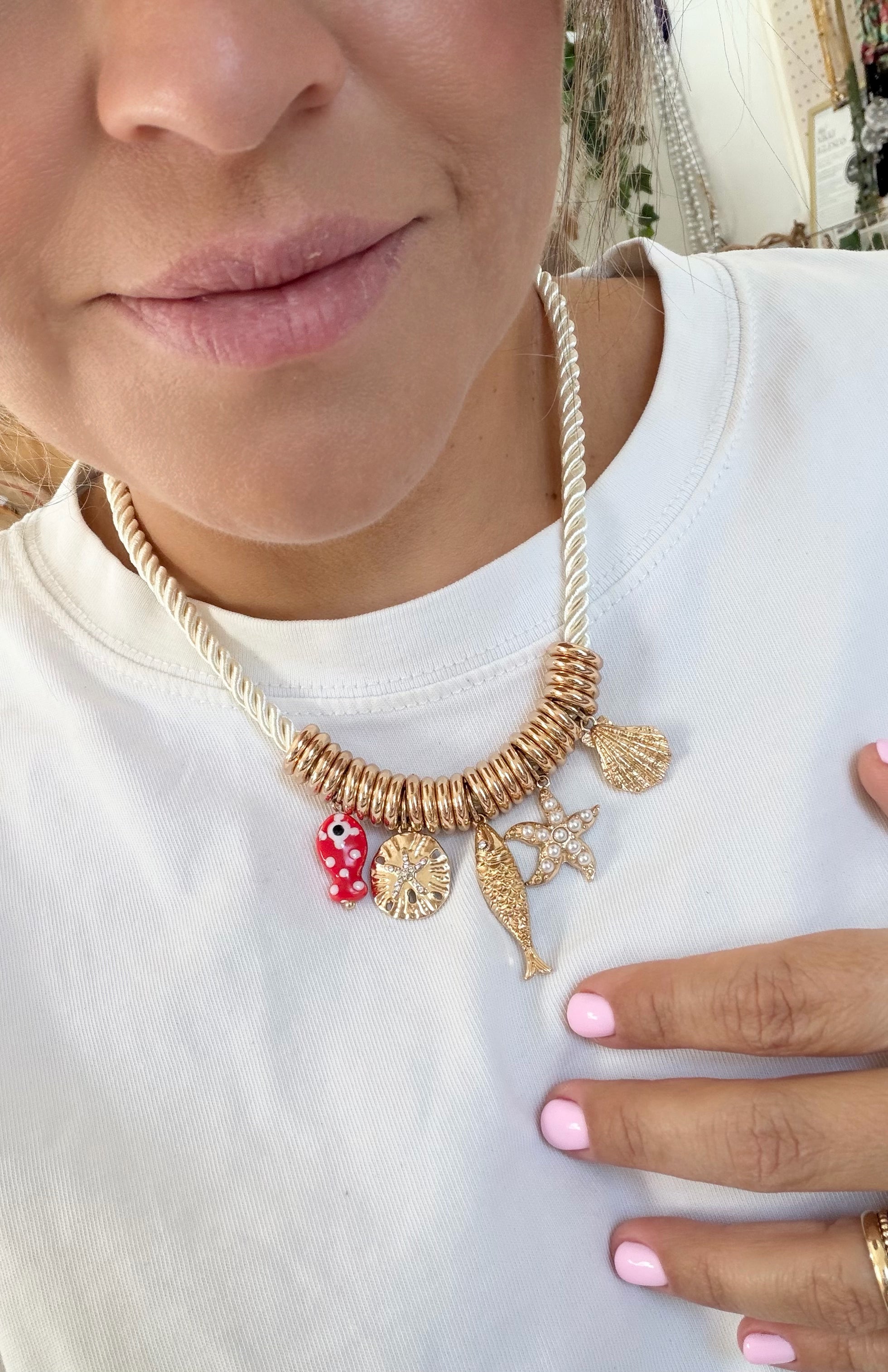Rope Charm Necklace