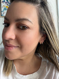 Double CZ Hoops 0309