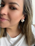 Faux Pearl Cluster 0309