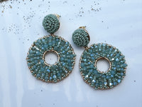 Beaded Turquoise Rounds