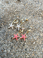 Mini Starfish Hoops